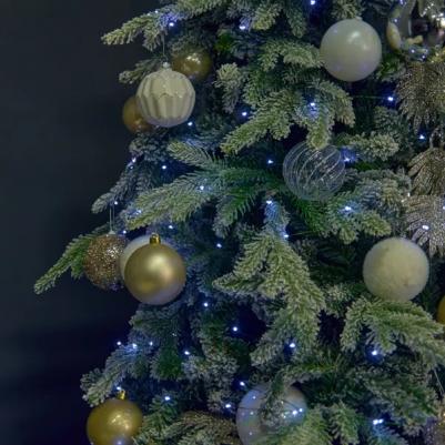 Гирлянда светодиодная роса ULD-S40000-4000/DGA электрическая 400 м нейтральный белый свет 8 режимов 2000 ламп зеленый – фото 8