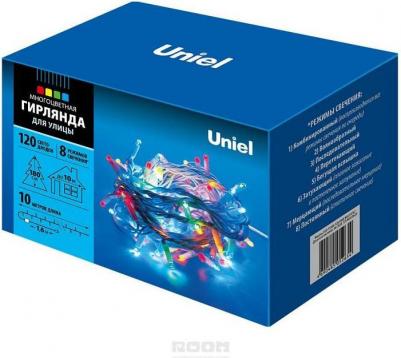 Гирлянда светодиодная ULD-S1000-120/DWA с контроллером, 120 светодиодов, 10 м, разноцветная, IP67, провод белый, цена за 1 шт – фото 5