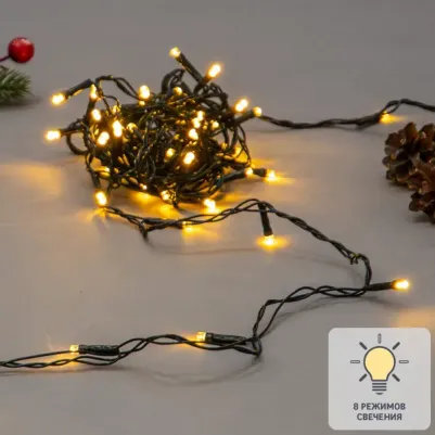 Гирлянды ULD-S0500-050/DGA WARM WHITE IP20, цена за 1 шт