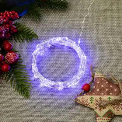 Гирлянды ULD-S1000-100/SCB/3AA PURPLE IP20 DEW, цена за 1 шт – фото 1