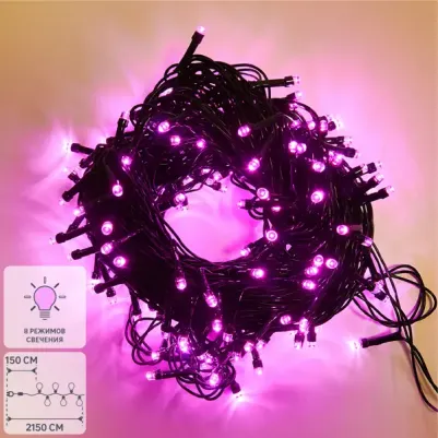 Гирлянды ULD-S2000-200/DGA PINK IP20, цена за 1 шт – фото 4