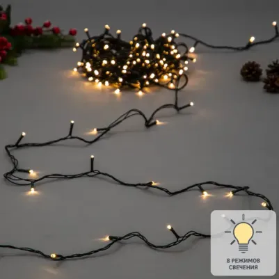 Гирлянды ULD-S2000-200/DGA WARM WHITE IP20, цена за 1 шт