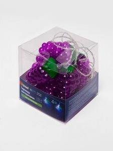 Новогоднее освещение ULD-S0400-010/STB/2AA WHITE IP20 GRAPES, цена за 1 шт – фото 2