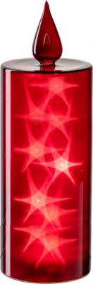 Светильник декоративный электронная свеча LED 21см, красный