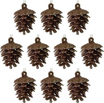 елочная игрушка Набор ёлочных игрушек пластик – фото 3