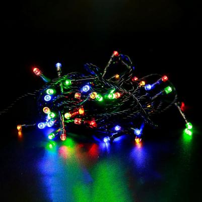Электрогирлянда-нить комнатная "Стандарт" 5 м, 50 LED, мультицветная, 220V, контроллер – фото 2