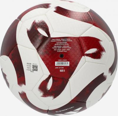 Мяч футбольный Tiro League TB HZ1294, размер 5, FIFA Basic, 32 панели, ПУ, термосшивка, бело-бордовый – фото 6