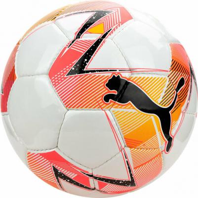 Мяч футзал Futsal 2 HS, 08376401, размер 4, 32 панели, ПУ, ручная сшивка, бело-роз-желтый – фото 4