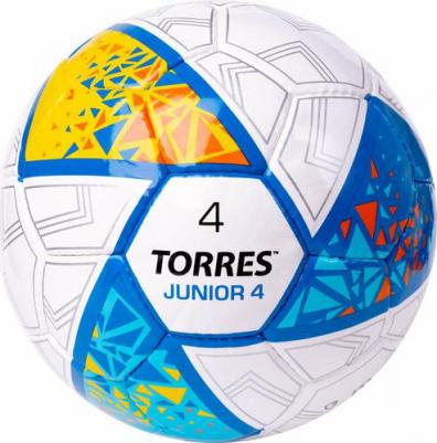 Мяч футбольный Junior-4 F323804, PU, ручная сшивка, 32 панели, р. 4 – фото 4