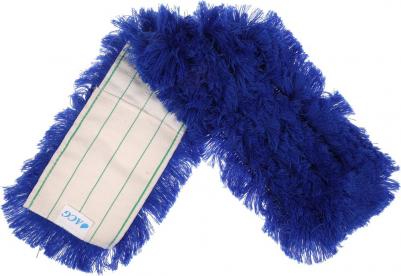 Состав: 100% акрил Крепление: карманы. Плоский моп из акрила для сухой уборки позволит эффективно и качественно собрать пыль и сухую грязь с твердых