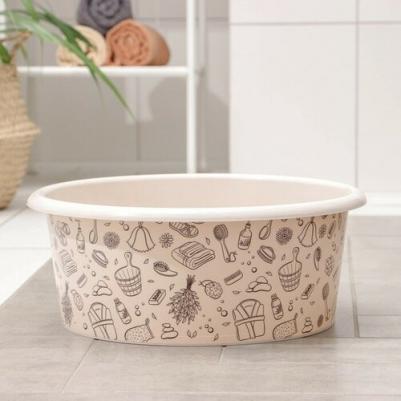 Таз круглый Русская банька, 15 л 1191864