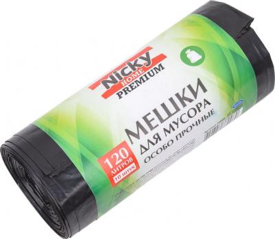 Мешки для мусора 10 шт, 120 л, 40 мкм, LDPE 70080 предназначены для сбора, упаковки и утилизации бытовых отходов и мусора. Особо прочные мешки