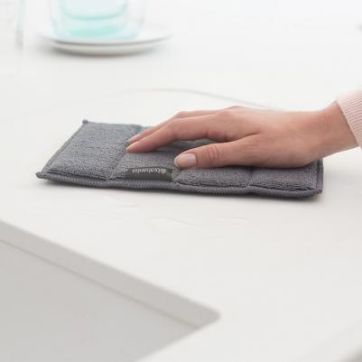 Набор чистящих салфеток из микрофибры SinkSide 3шт, серый – фото 1