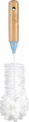 Ершик для бутылок и термосов Clean Series 52405 размером 29 см с поролоновой вставкой и деревянной рукояткой. Изготовлен из экологичных материалов