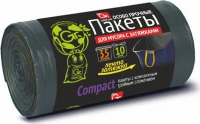 Мешки для мусора с завязками 35 л 10 шт
