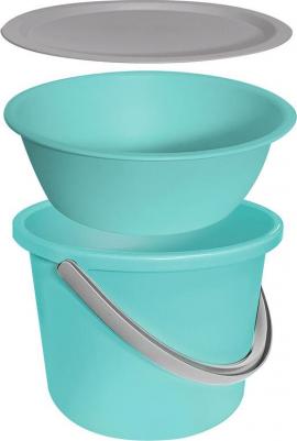 Набор Peak: ведро 10л таз 4л крышка