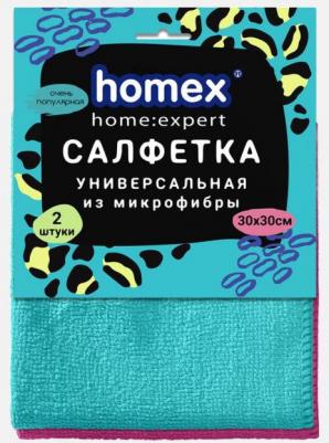 Салфетка из микрофибры Очень популярная 30х30 см 2 шт – фото 2