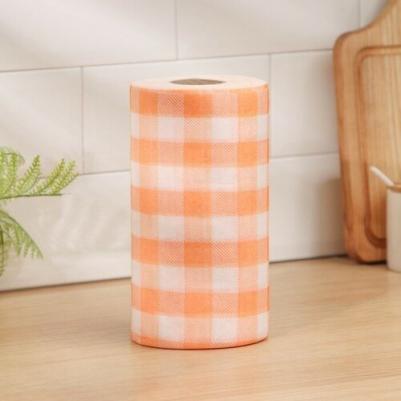 Салфетки универсальные в рулоне №100 Color 50г/м2 70/70 22х23 – фото 4