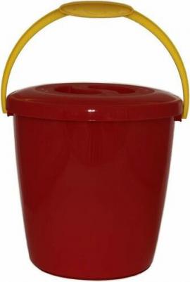 Ведро с крышкой и мерной шкалой, с утолщённой стенкой, 10 л, цвет микс – фото 1