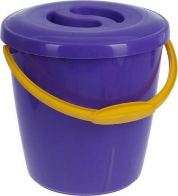 Ведро с крышкой и мерной шкалой, с утолщённой стенкой, 10 л, цвет микс – фото 3