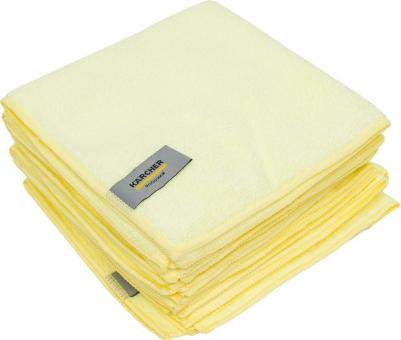Желтая микроволоконная салфетка Standard представляет собой объемную трикотажную салфетку для влажной уборки, наиболее пригодную для аэрозольной