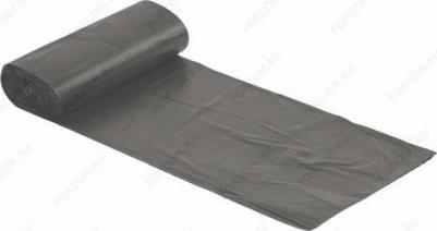 Мешки д/мусора 30л, черные, в рулоне 30шт, ПНД, 8мкм, 50х60см, стандарт, 601377, 20шт/партия – фото 4