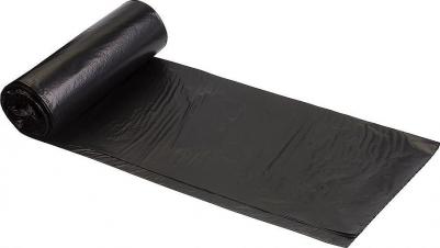 Мешки д/мусора 90л, черные в рулоне 10 штук, ПВД, 25мкм, 60х95см, прочные, 605332, 15шт/партия – фото 6