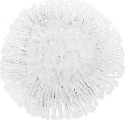 Насадка МОП круглая д/швабры из набора д/уборки 601459, крепление липучка, микрофибра, d16см – фото 3