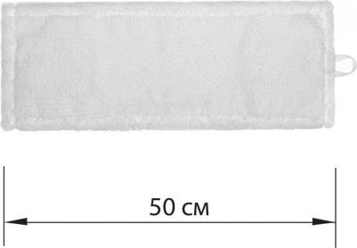 Насадка МОП плоская для швабры/держателя 50см, уши/карманы, м-фибра, Expert, 605312 – фото 1