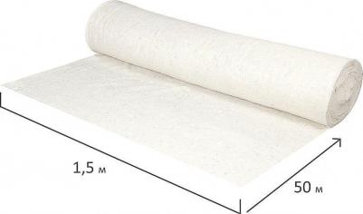 Полотно ХПП холстопрошивное плотное светлое, 1,5 х 50 м, 210 г/м2, шаг 2,5 мм – фото 6