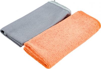 Набор салфеток для мытья окон из микрофибры 2штуки размер 30х30см