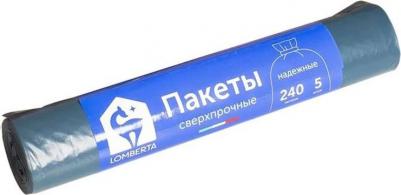 Пакеты для мусора трехслойные 240 л, 5 шт – фото 5