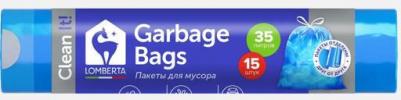 Пакеты Overlap для мусора с затяжкой 35л 15шт – фото 4