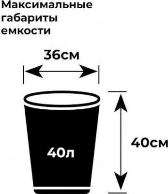 Мешки для мусора на 60 л зеленые 4670072202822 – фото 4