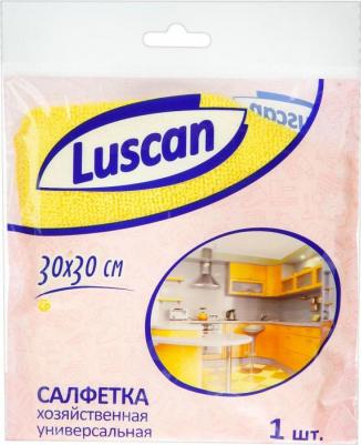 Салфетка хозяйственная микрофибра 30х30 см 200 г/кв.м желтая – фото 3