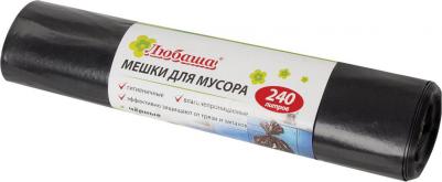 Мешки д/мусора 240л, черные в рулоне 5 штук, ПВД, 30мкм, 90х130см,эконом, 605338, 10шт/партия – фото 4