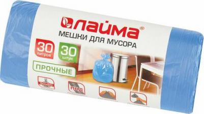 Мешки для мусора, 30 литров, черные, в рулоне, 30 штук, ПНД, 10 мкм, 50 х 60 см – фото 3