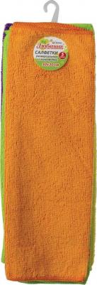 Салфетки универсальные, КОМПЛЕКТ 5шт., микрофибра, 30х30см,, 603942 – фото 6