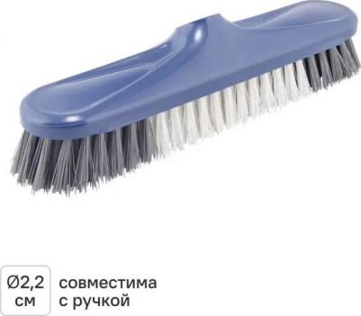 Щетка скраббер для чистки пола без черенка "Фанго" С689 горловина 225см