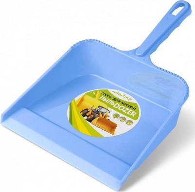 Совок для мусора Пыльдозер голубой – фото 1