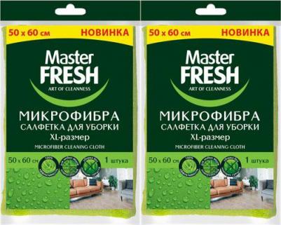 Салфетка для пола XL-size, микрофибра, 60 x 50 см