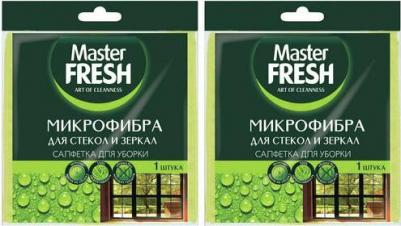Салфетки для стекол и зеркал из микрофибры, 1 шт – фото 1