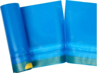 Мешки для мусора 30 л, ПВД, 50 х 60 см, 20 мкм, 20 штук, особо прочные, синие, в рулоне, с завязками – фото 9