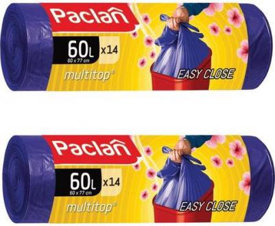 Мешки для мусора ароматизированные 60 л, ушки, фиолетовые 14 шт. ПВД 77х60 см, "Multitop Aroma", 136891 – фото 5