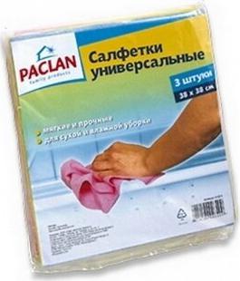 Салфетки универсальные, 38х38 см, КОМПЛЕКТ 3 шт., 110 г/м2, вискоза, "Practi Universal", 410018 – фото 7