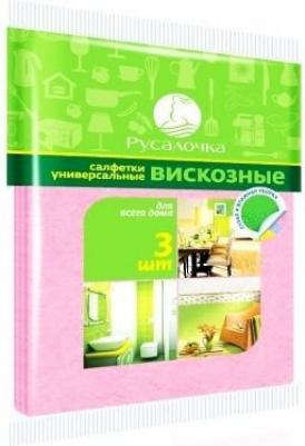 Салфетка для уборки универсальные вискозные 3 штуки – фото 6