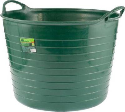 Ведро гибкое круглое 40 л, синее Россия – фото 3