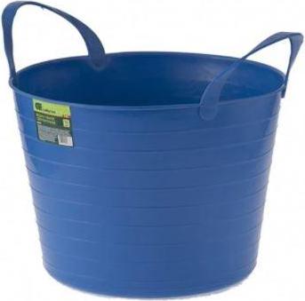 Ведро гибкое круглое 40 л, синее Россия – фото 4