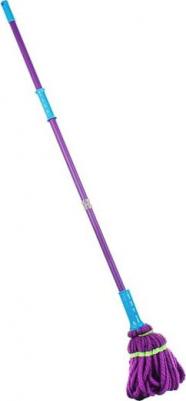 Швабра 444-141 для пола с отжимом и насадкой из микрофибры в ассортименте – фото 1