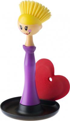 Щетка для посуды "Dolls", цвет: разноцветный